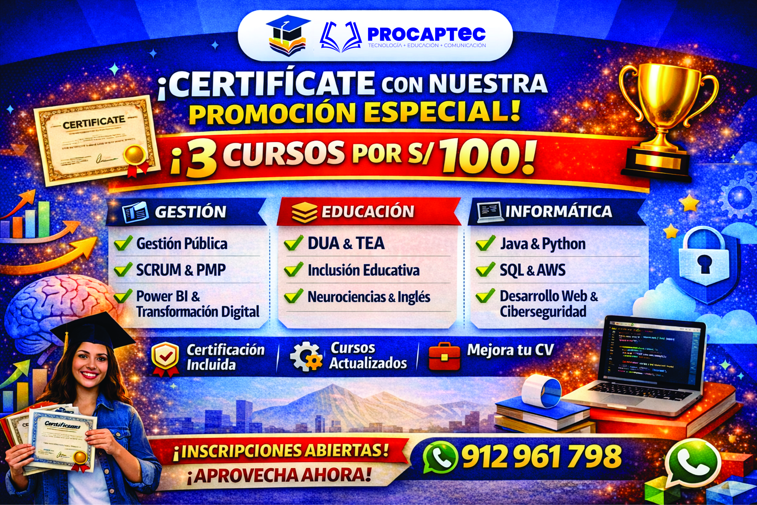 Promoción o anuncio